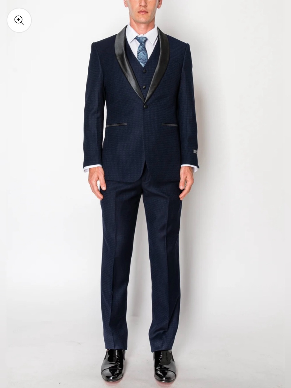 3 Piece Slim Fit Tuxedo- Navy. (1560802)